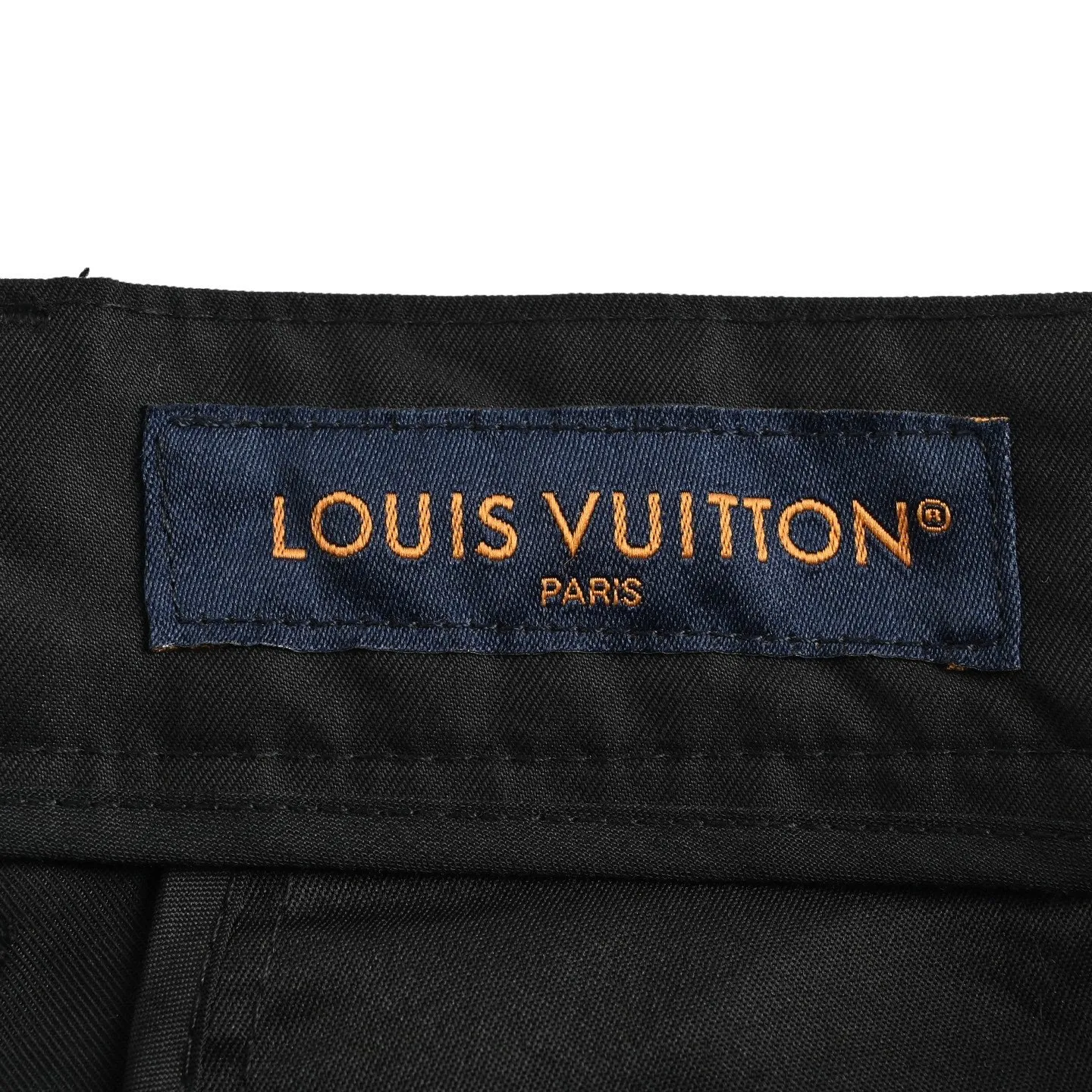 Louis Vuitton/Louis Vuitton pocket four-flower embroidered cargo trousers